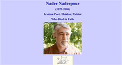 Desktop Screenshot of naderpour.com