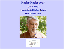 Tablet Screenshot of naderpour.com
